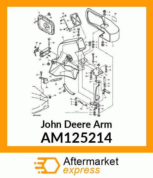 ARM, ARM, WELDED IDLER AM125214