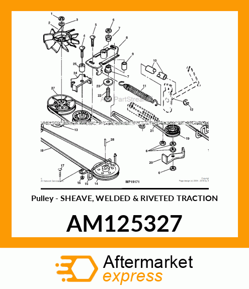 Pulley AM125327