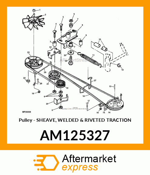 Pulley AM125327