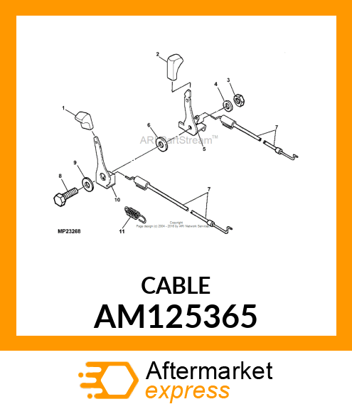 Push Pull Cable AM125365