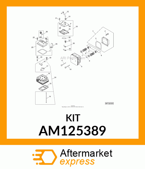 KIT, VALVE TRAIN AM125389