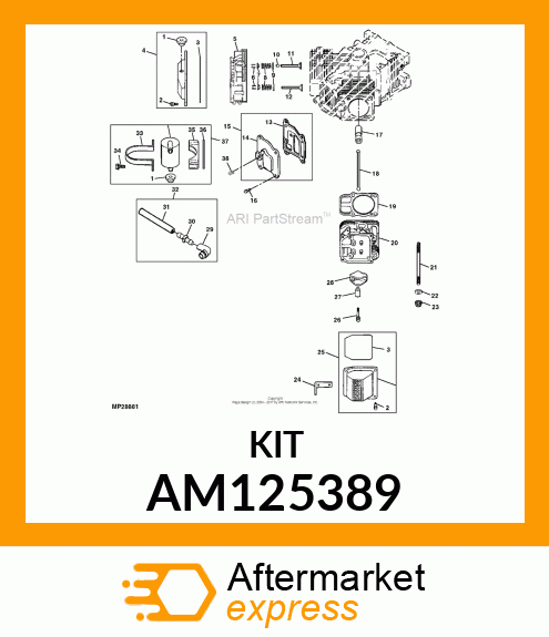 KIT, VALVE TRAIN AM125389