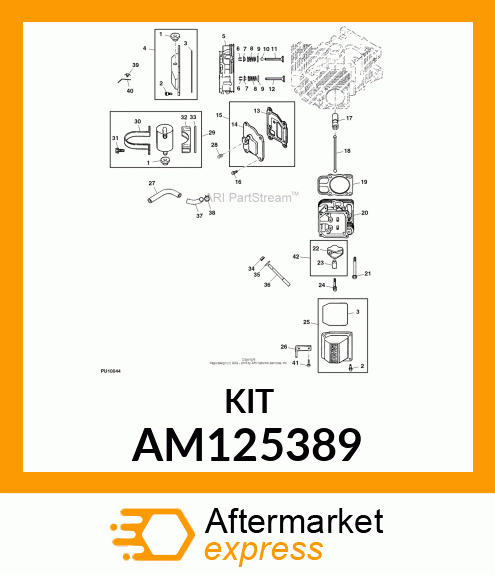 KIT, VALVE TRAIN AM125389