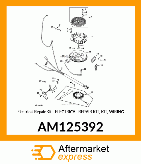Electrical Repair Kit AM125392