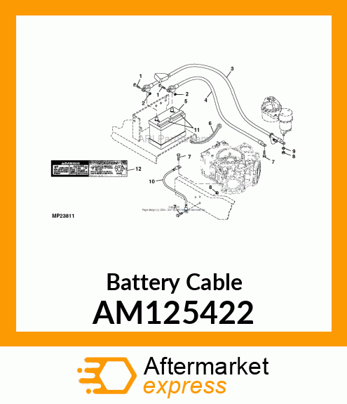 Battery Cable AM125422