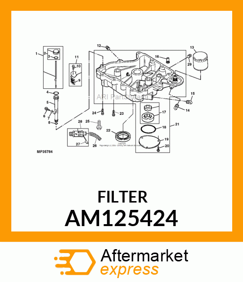 OIL FILTER AM125424