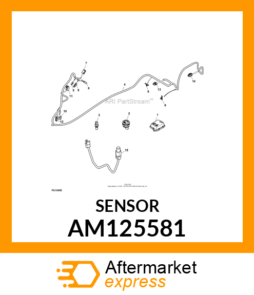 SENSOR, SPEEDOMETER W/LEADS AM125581