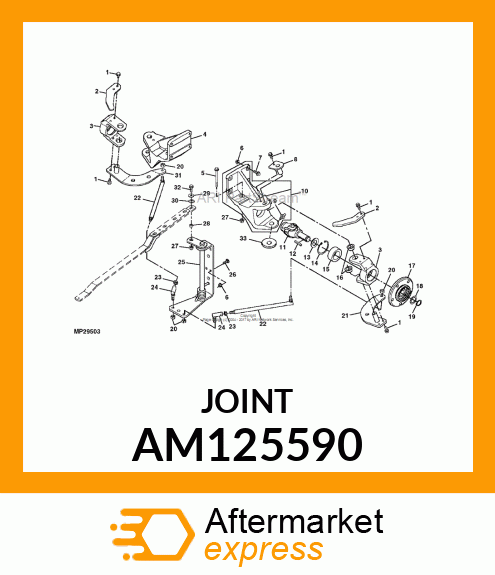 JOINT, M10 RH BALL AM125590