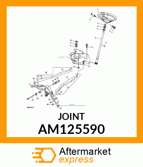 JOINT, M10 RH BALL AM125590