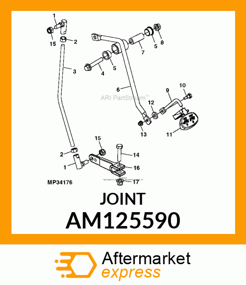 JOINT, M10 RH BALL AM125590