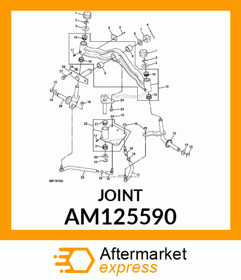 JOINT, M10 RH BALL AM125590