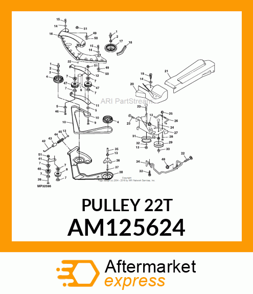 IDLER, GROOVED PM AM125624