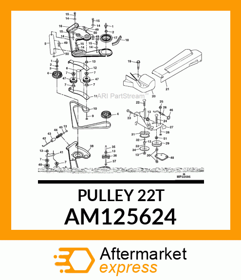 IDLER, GROOVED PM AM125624