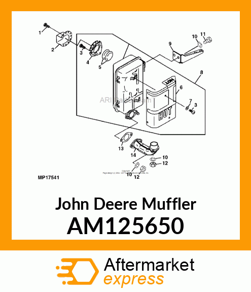 Muffler AM125650