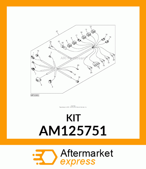 KIT, SEALED RELAY CONNECTOR AM125751