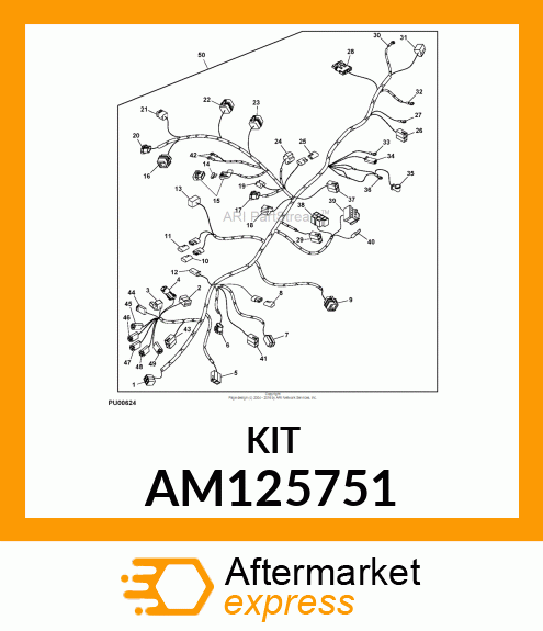 KIT, SEALED RELAY CONNECTOR AM125751