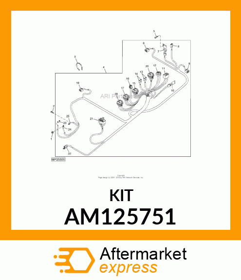 KIT, SEALED RELAY CONNECTOR AM125751