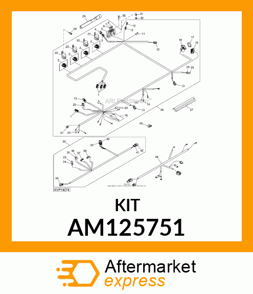 KIT, SEALED RELAY CONNECTOR AM125751