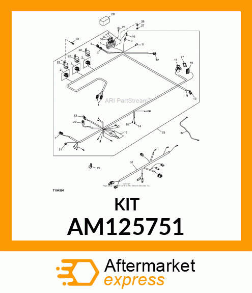 KIT, SEALED RELAY CONNECTOR AM125751