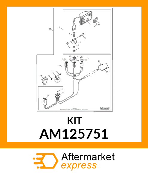 KIT, SEALED RELAY CONNECTOR AM125751