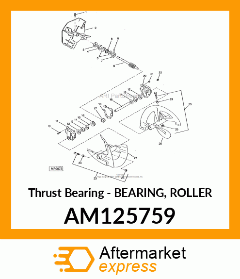 Bearing Roller AM125759