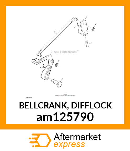 BELLCRANK, DIFFLOCK am125790