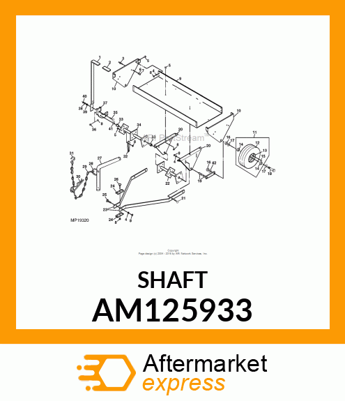 SHAFT AM125933