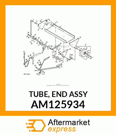 TUBE, END ASSY AM125934
