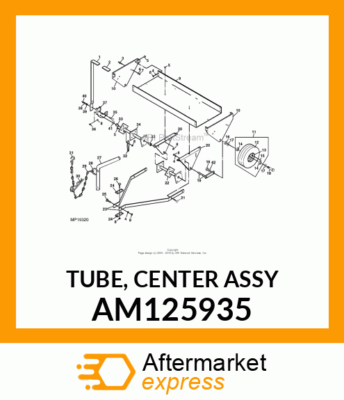 TUBE, CENTER ASSY AM125935