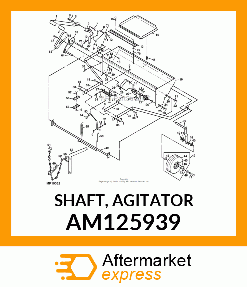 SHAFT, AGITATOR AM125939