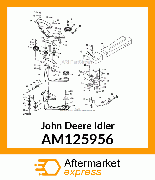 SPROCKET,29T IDLER ASSY AM125956