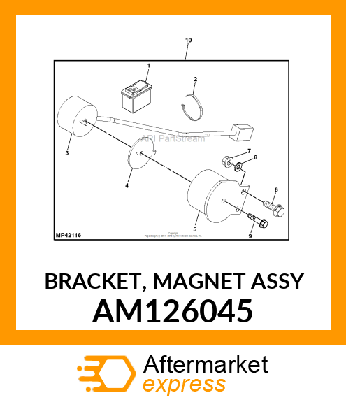 BRACKET, MAGNET ASSY AM126045