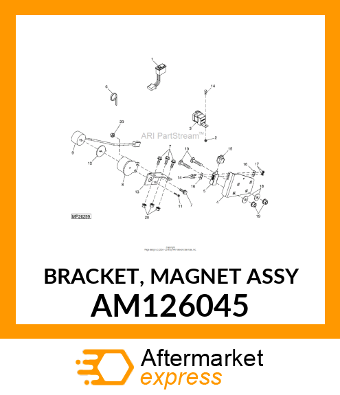 BRACKET, MAGNET ASSY AM126045