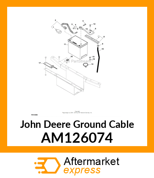 GROUND CABLE AM126074