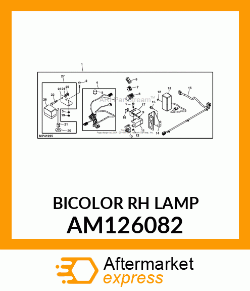 LAMP, ASSY BRAKE/TURN/POSITION AM126082