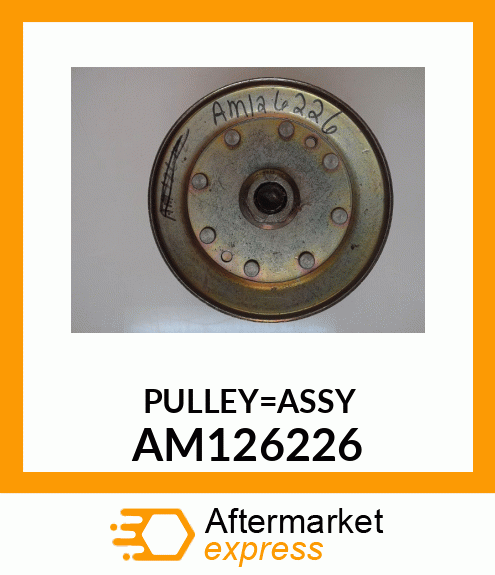 SPINDLE, ASSY W/ SHEAVE AM126226