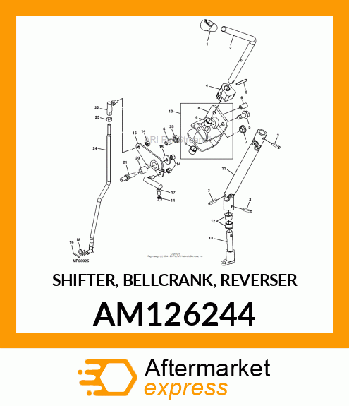 SHIFTER, BELLCRANK, REVERSER AM126244