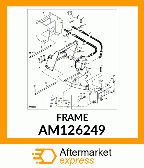 FRAME, FRAME,PAINT IN AM126249