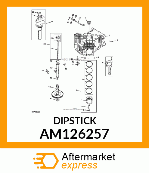 DIPSTICK ASSEMBLY AM126257