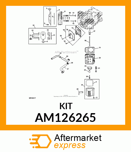 KIT, BREATHER SEPARATOR AM126265