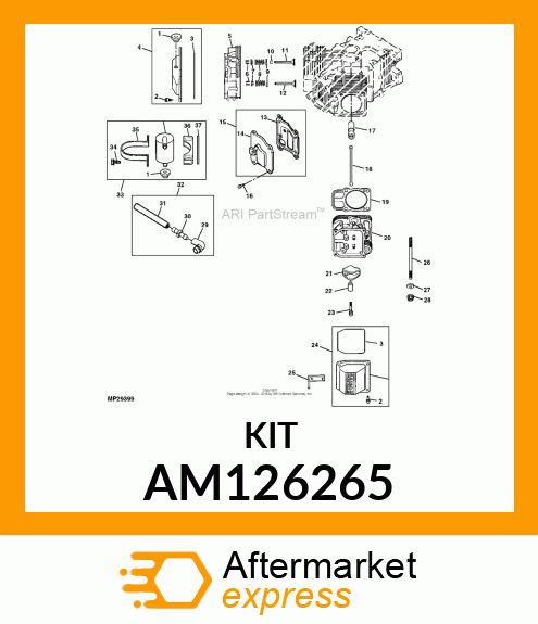 KIT, BREATHER SEPARATOR AM126265