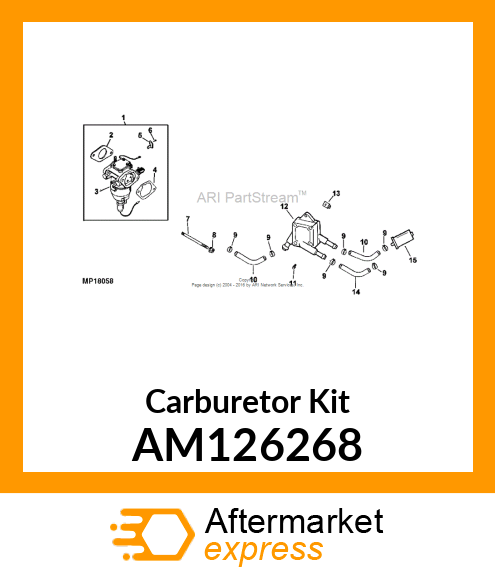 Carburetor Kit AM126268