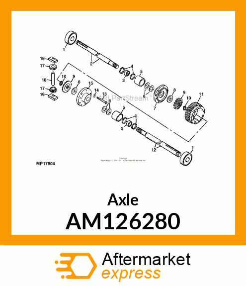 Axle AM126280