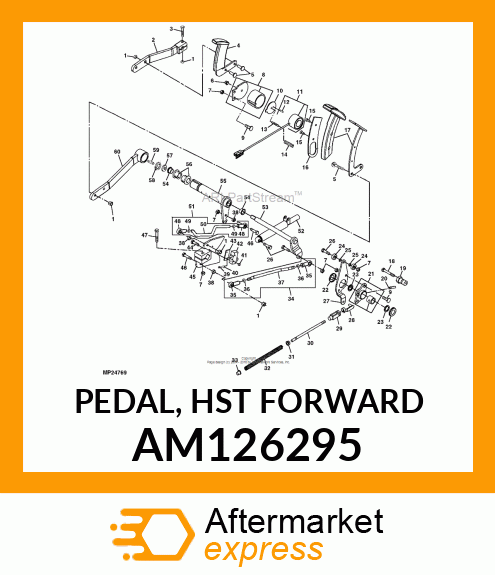 PEDAL, HST FORWARD AM126295