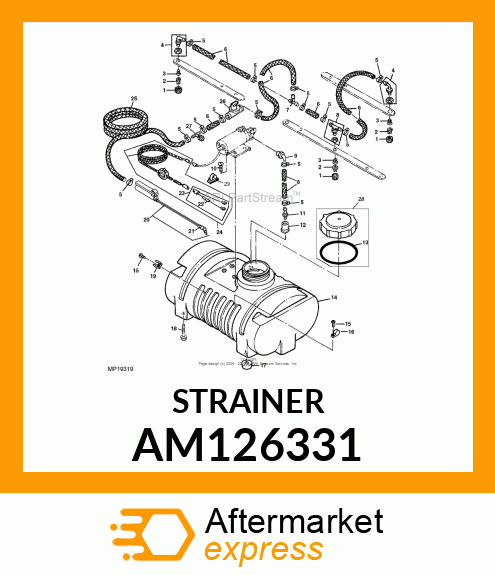 STRAINER, SUMP AM126331