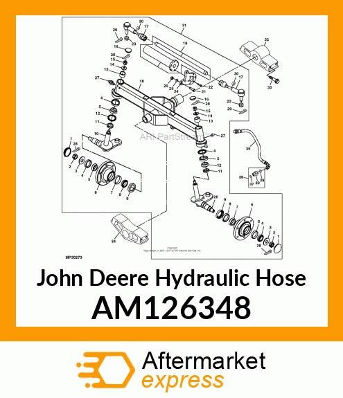 HOSE, HYDRAULIC AM126348