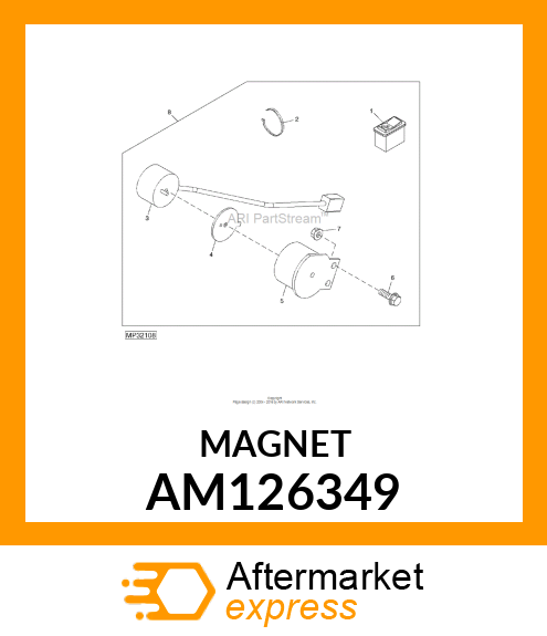 MAGNET, CRUISE CONTROL AM126349