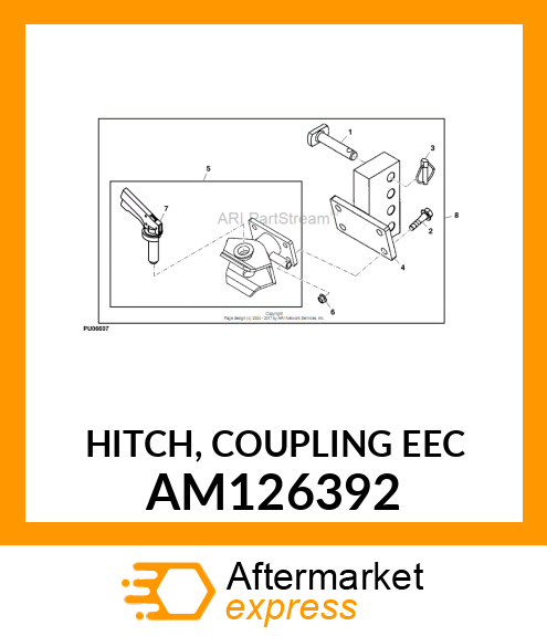 HITCH, COUPLING EEC AM126392