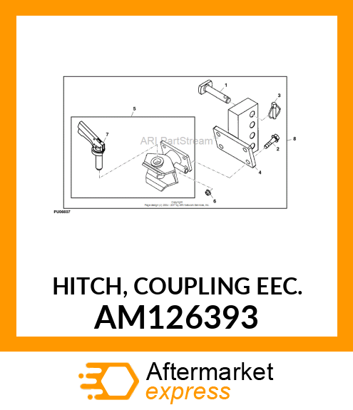 HITCH, COUPLING EEC. AM126393