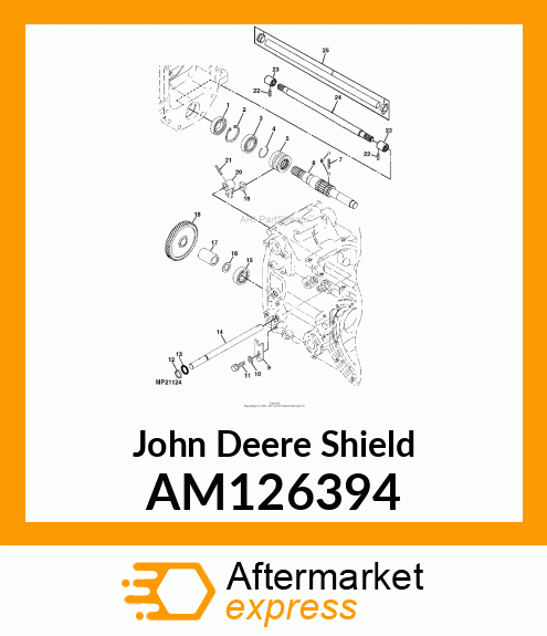 SHIELD, DRIVESHAFT (MFWD) AM126394